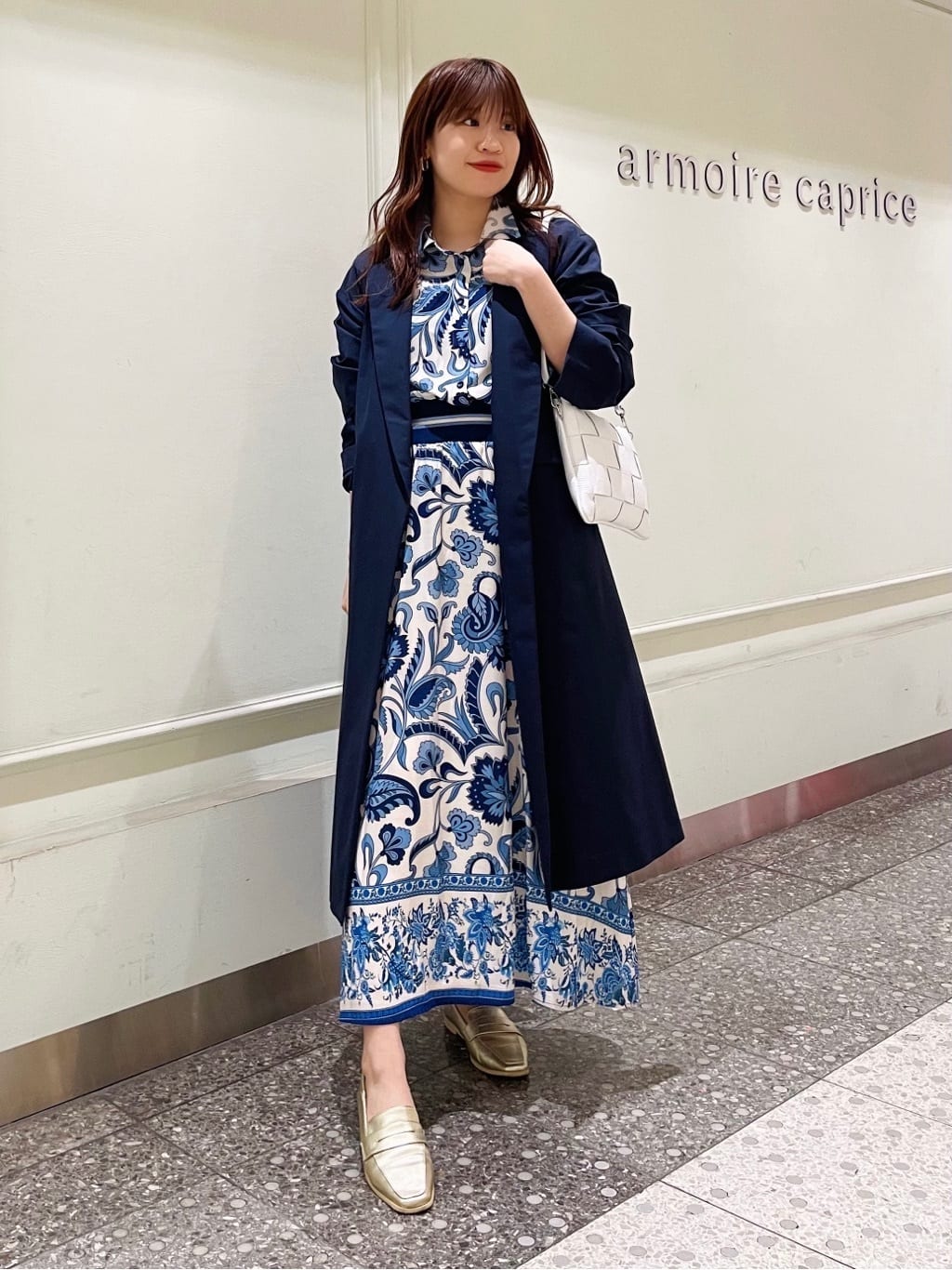 フラワーパネルワンピース