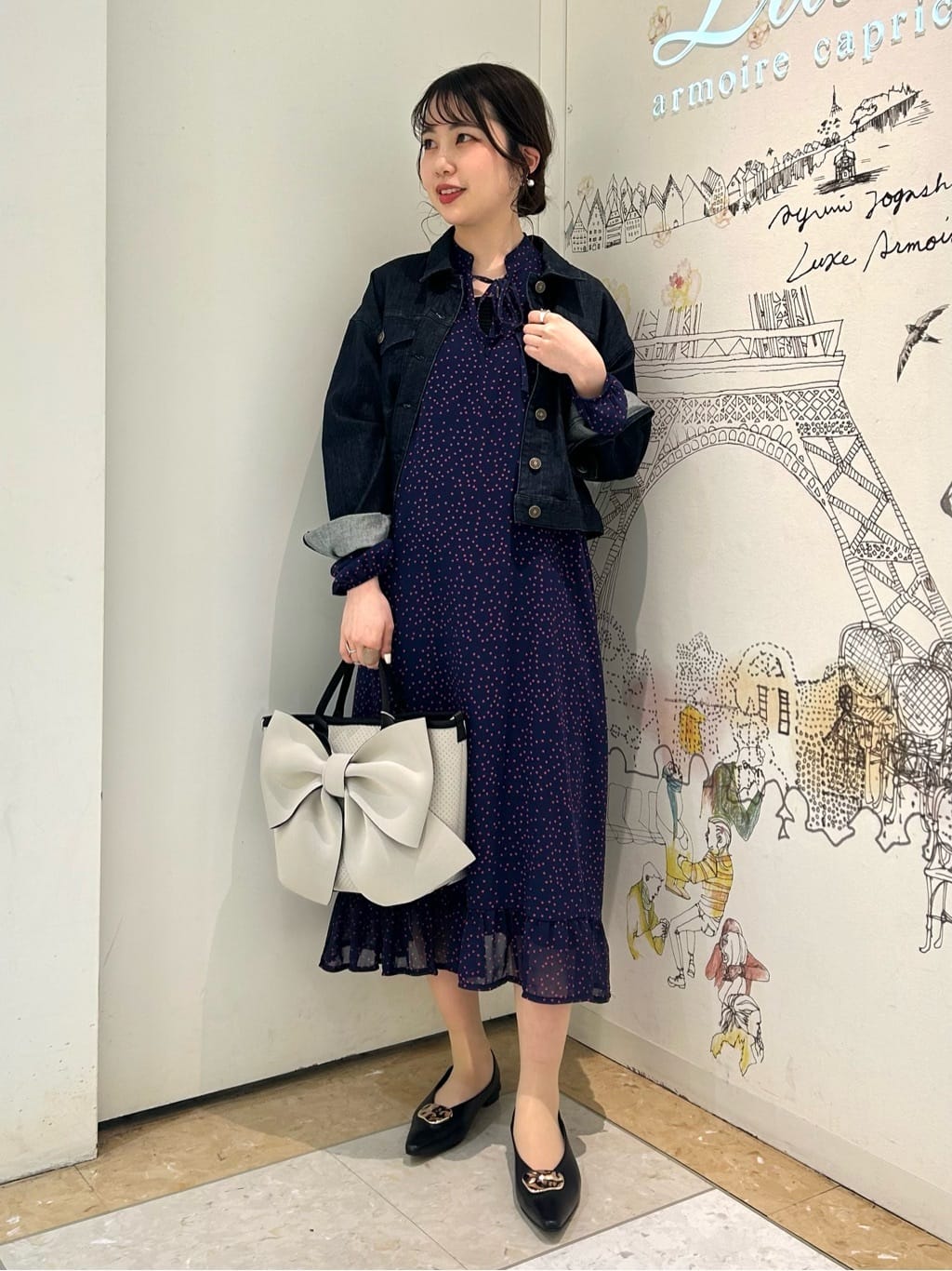 プチドットAラインワンピース