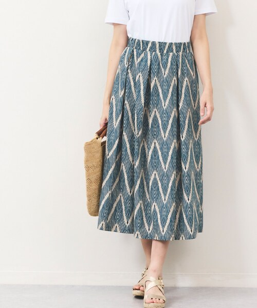 ジグザグフレアスカート