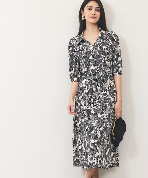 ジラフモチーフワンピース