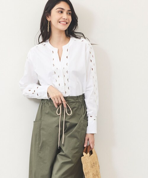 ファンシーテープ使いシャツ