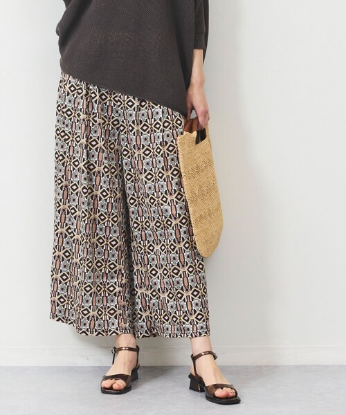 トライバル柄ジャージパンツ