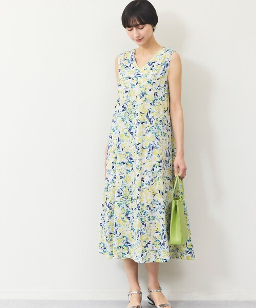 フラワーAラインワンピース