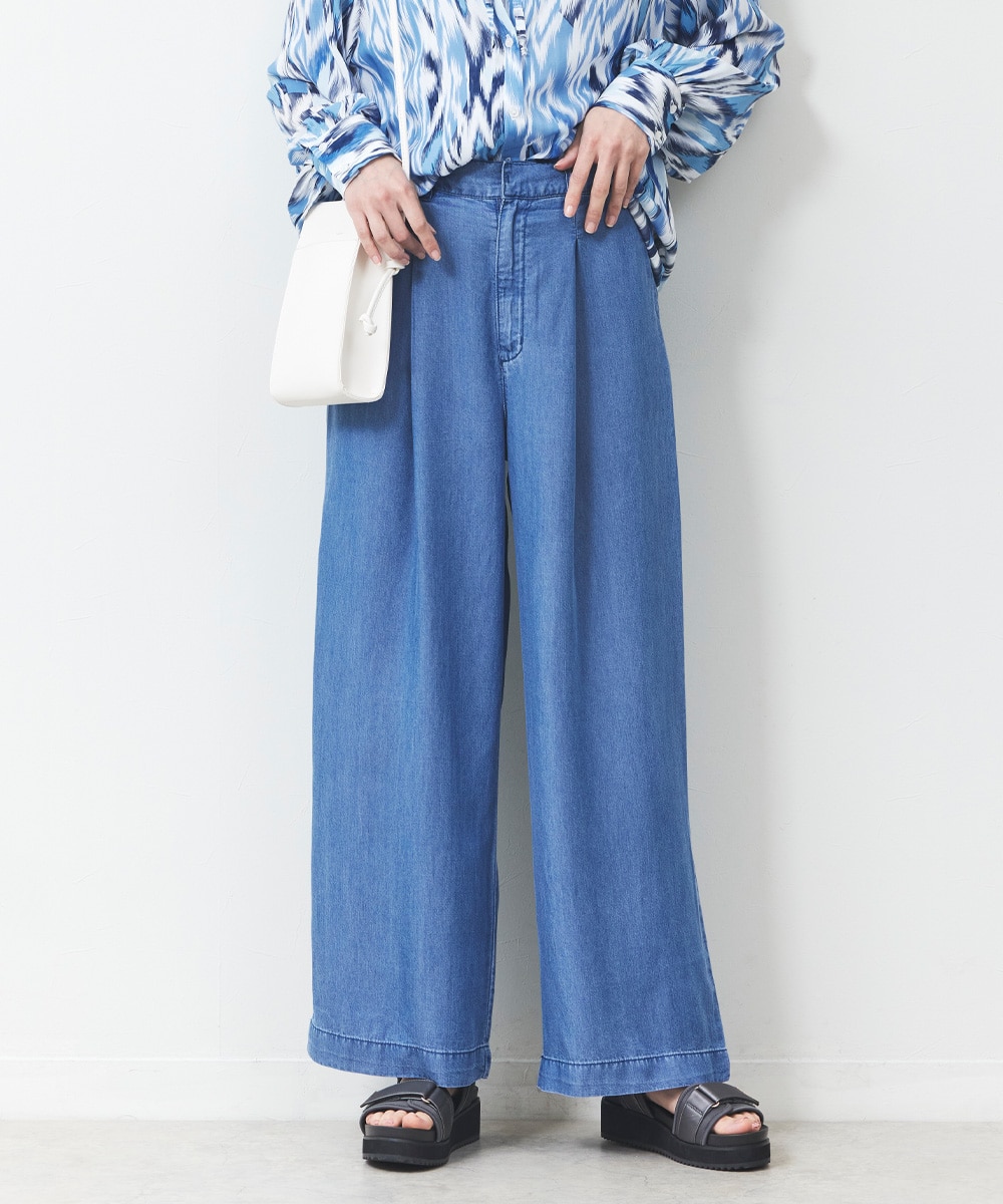 テンセルデニムパンツ