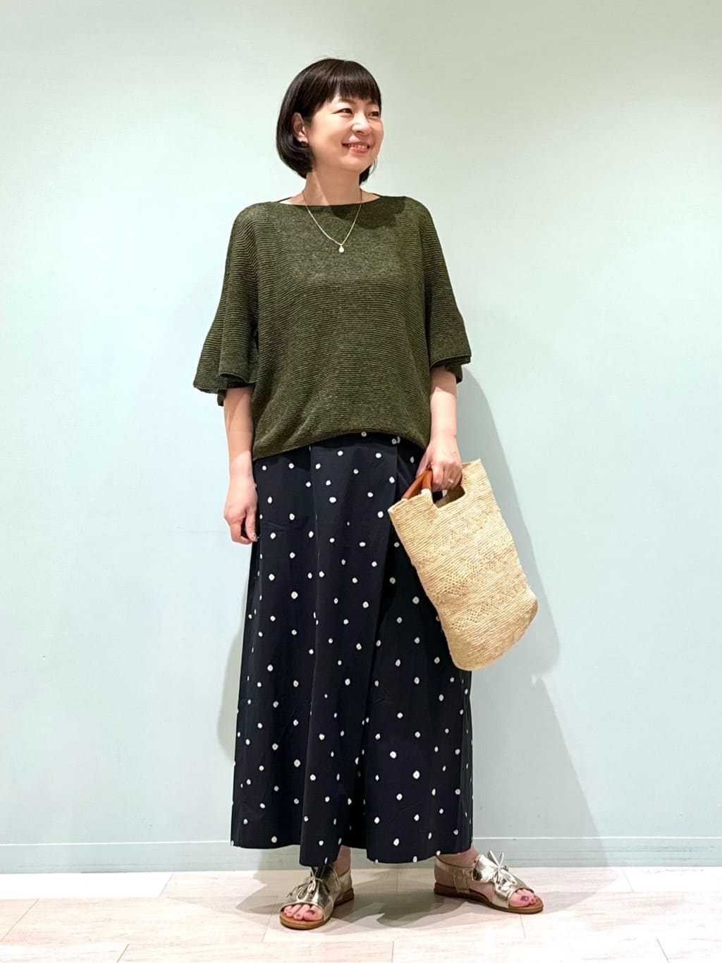 ツムギホールガーメントニット