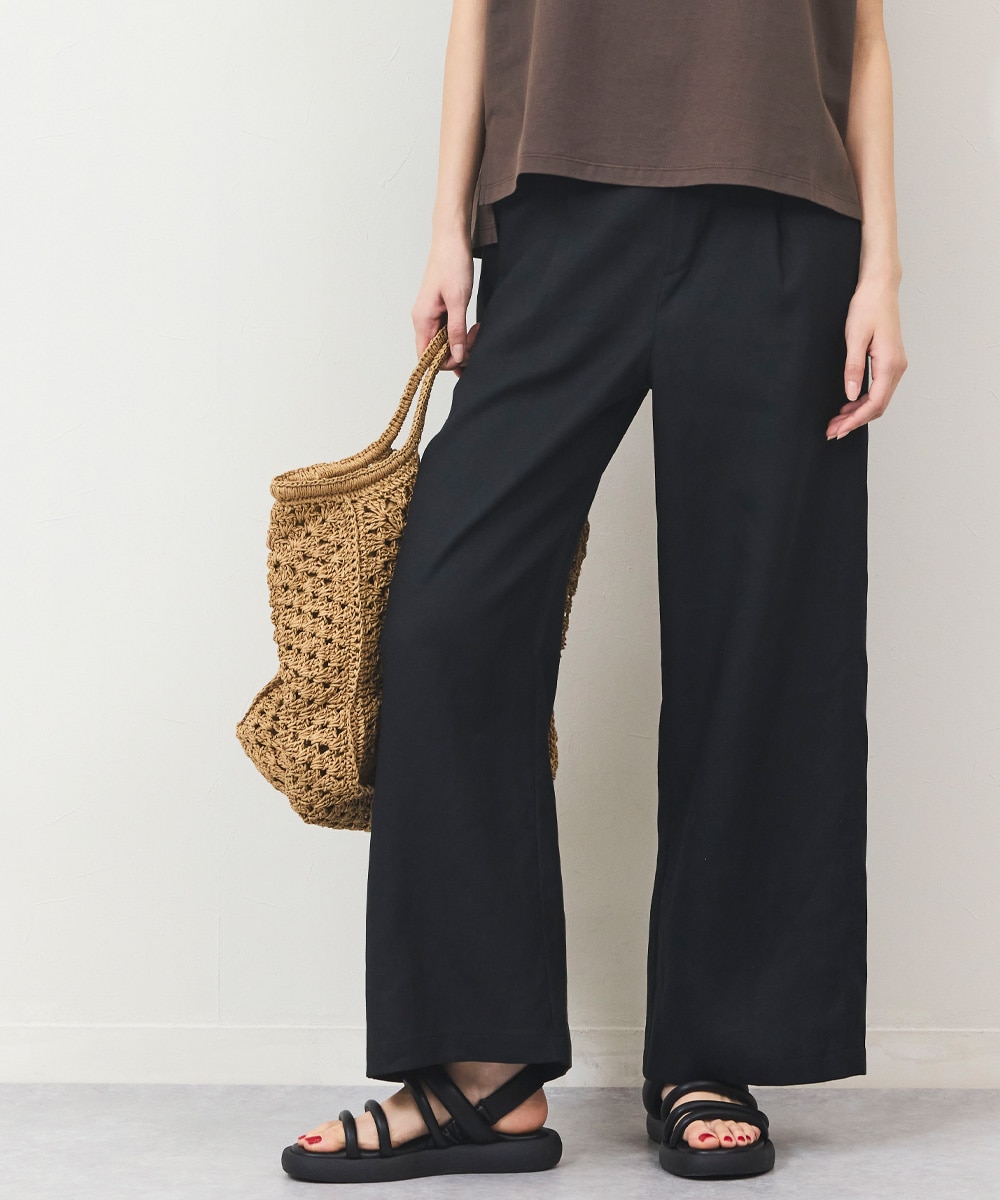 麻リラックスパンツ