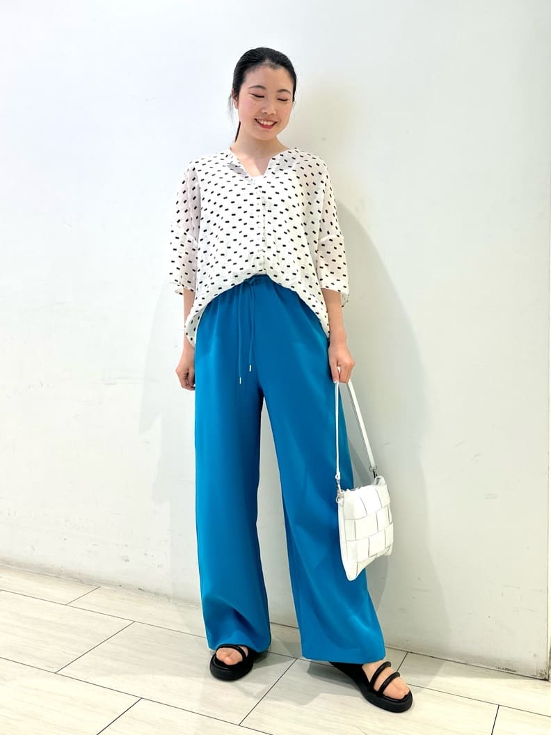 とろみギャザーパンツ