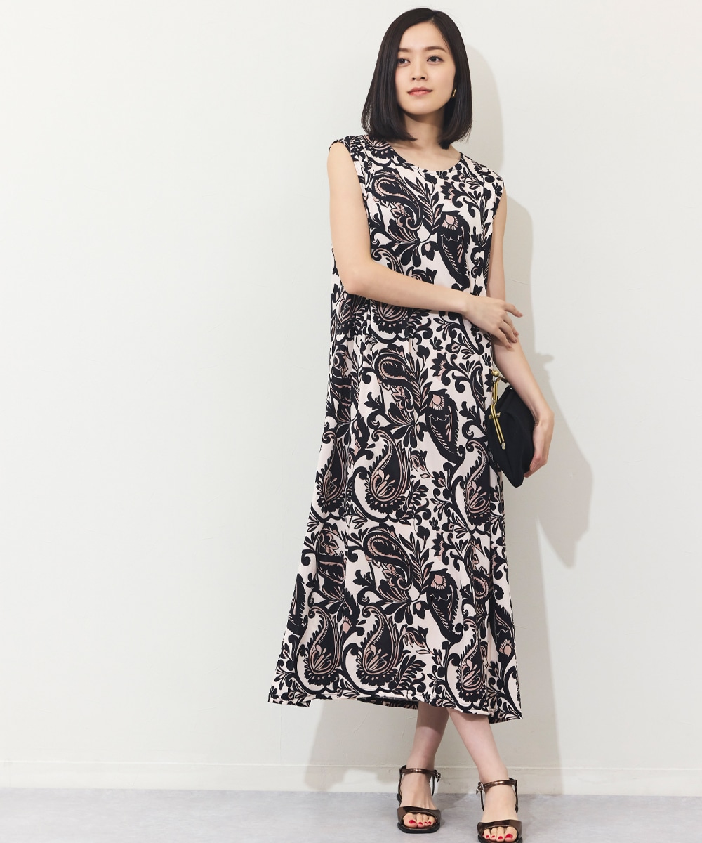 ビッグペイズリーワンピース