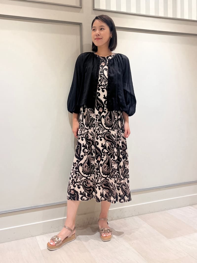 ビッグペイズリーワンピース