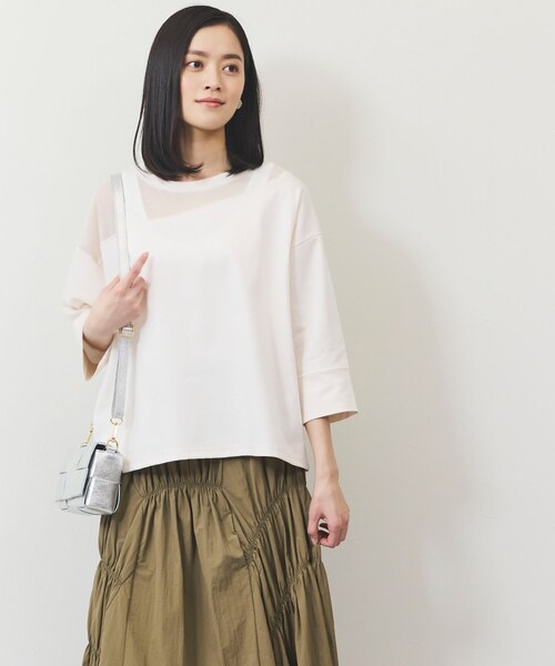 シフォン切り替えプルオーバー