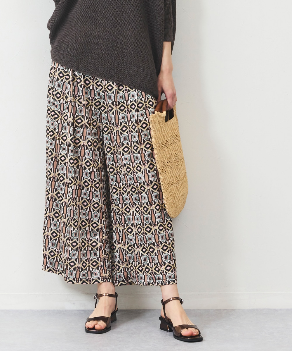 トライバル柄ジャージパンツ