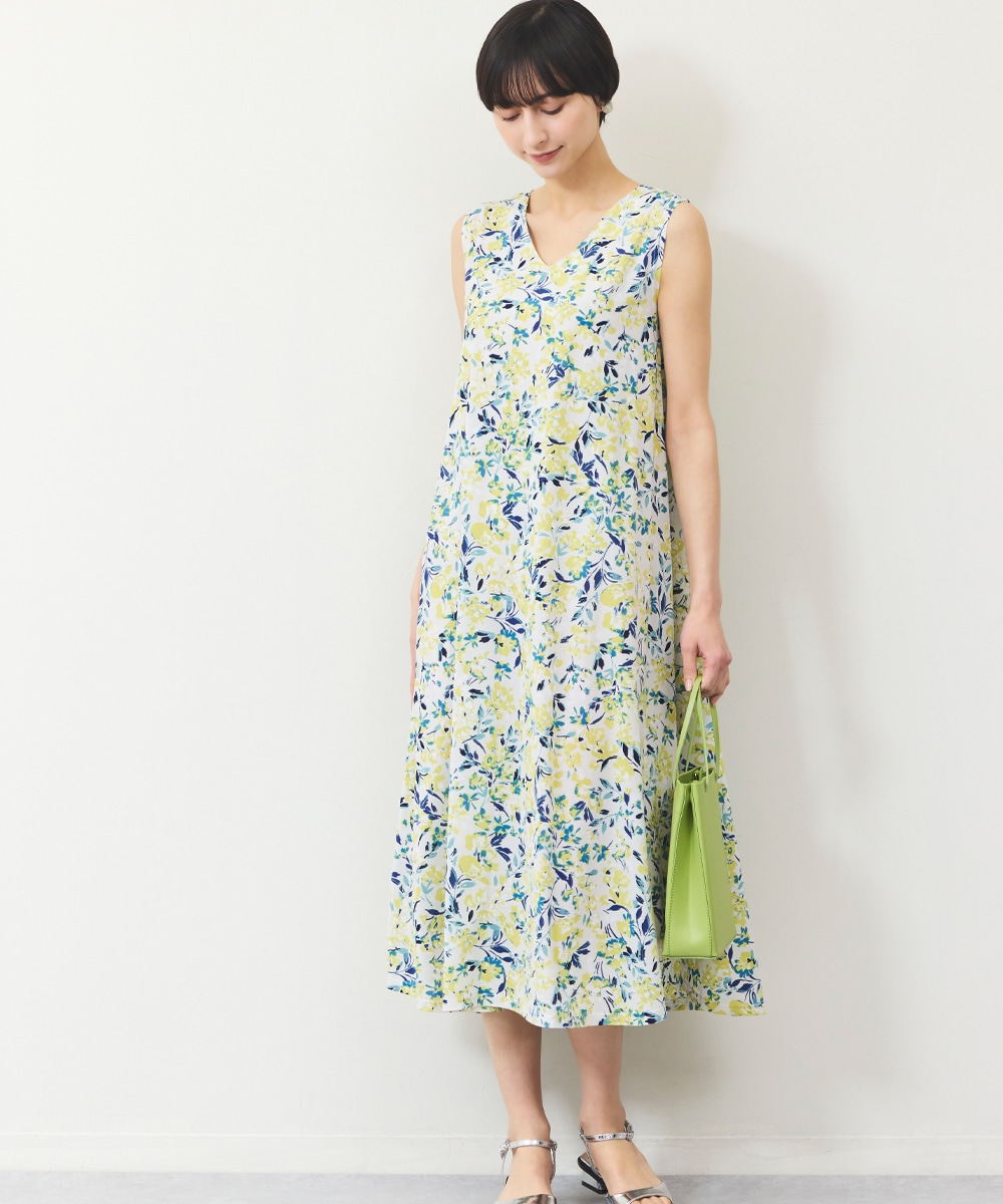 フラワーAラインワンピース
