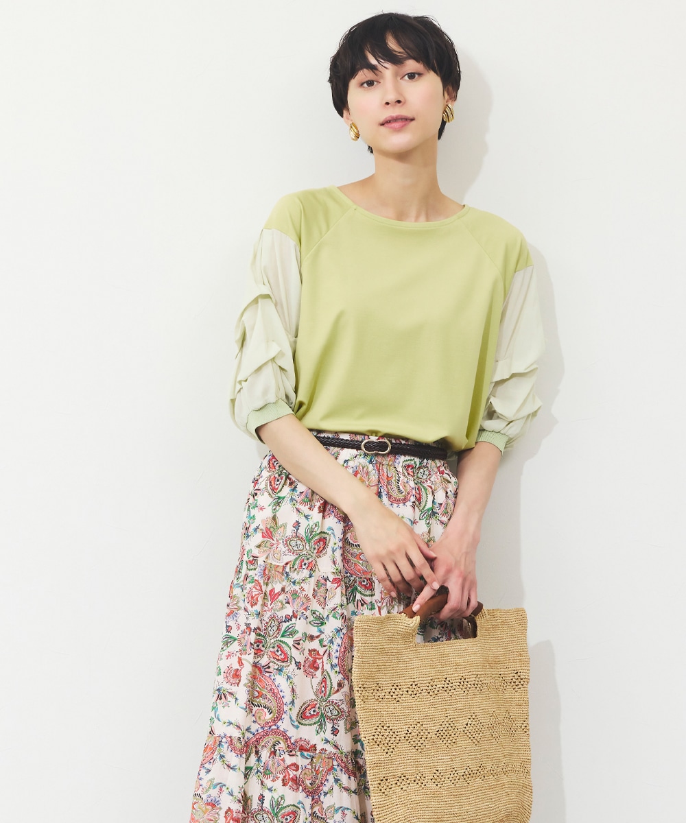 バルーン袖プルオーバー