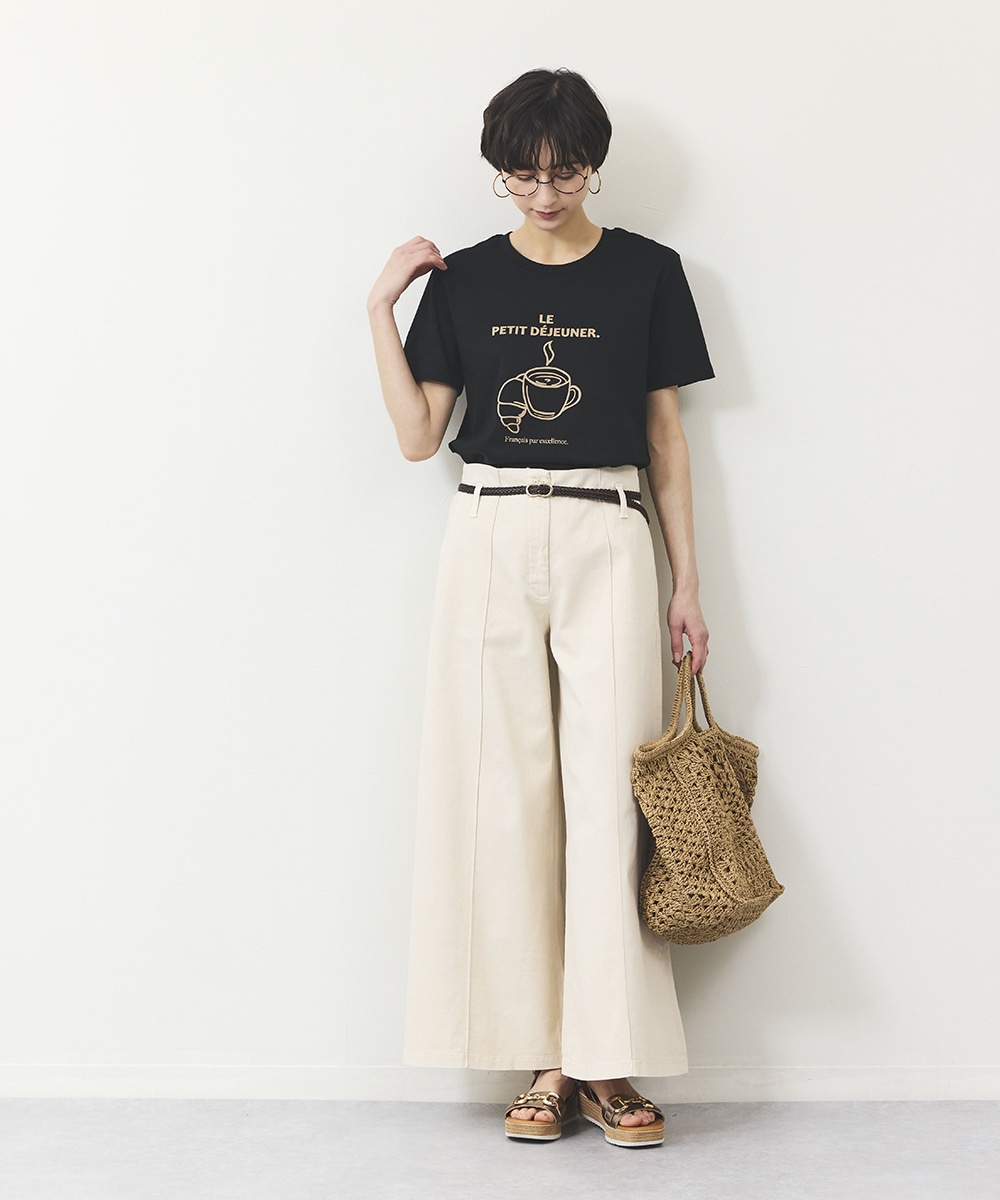 センターラインワイドパンツ