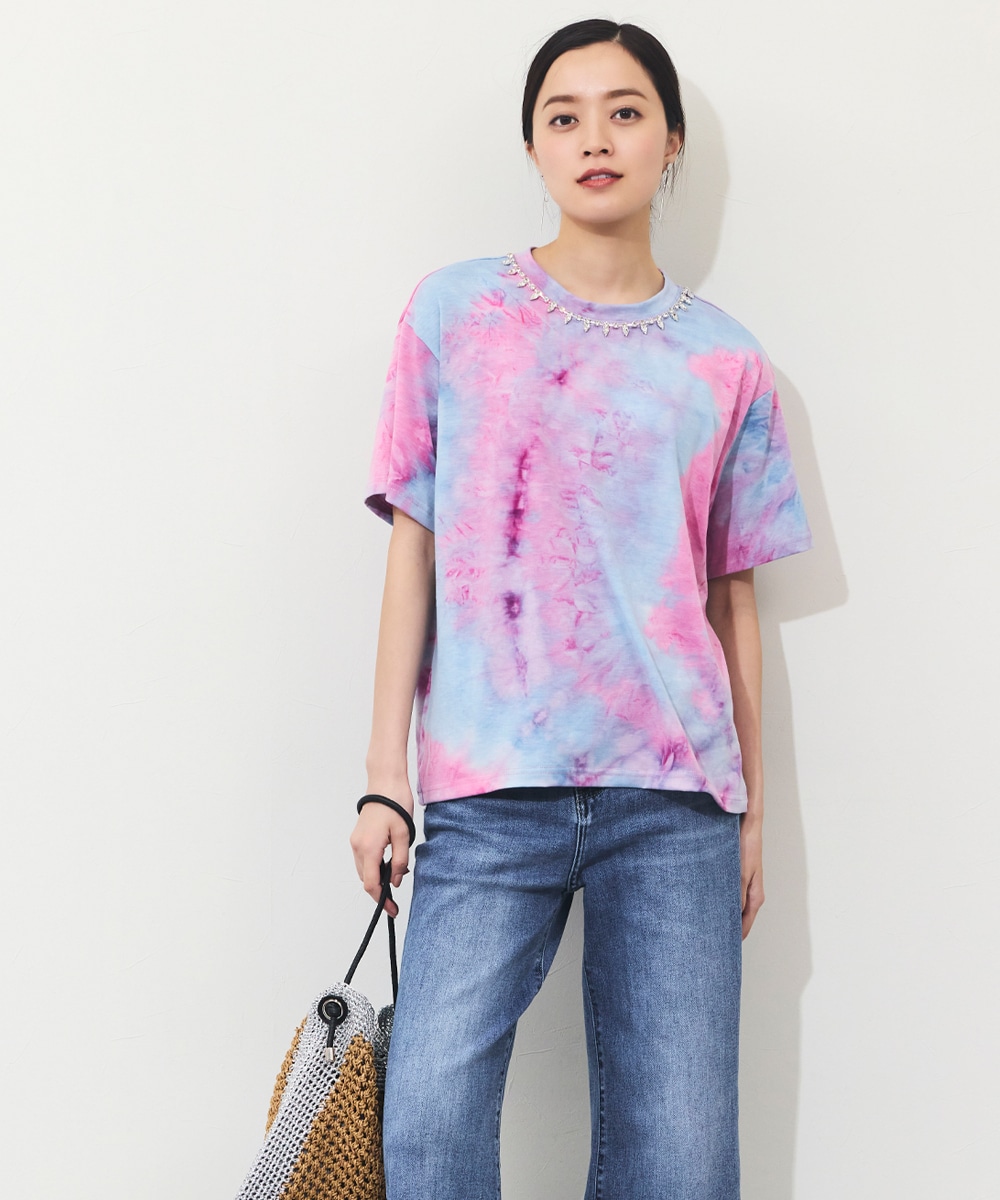 タイダイビジューTシャツ