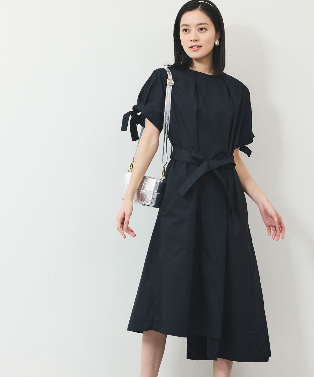 リボンアシメワンピース