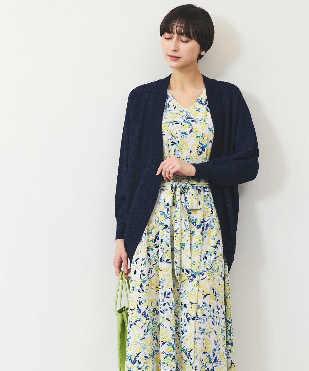 ラメドルマンカーディガン