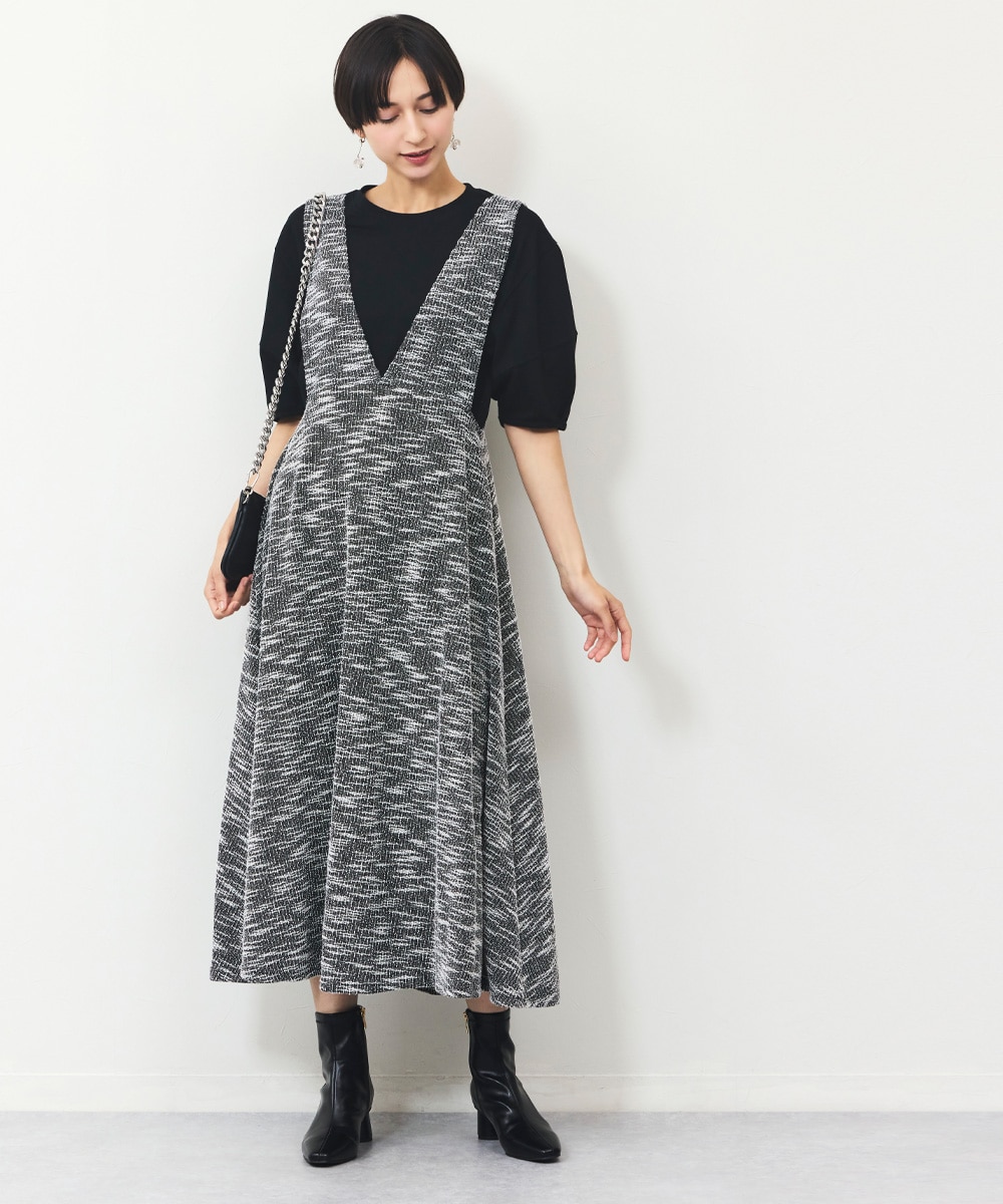 Tシャツ&ジャンパースカートセットアップ