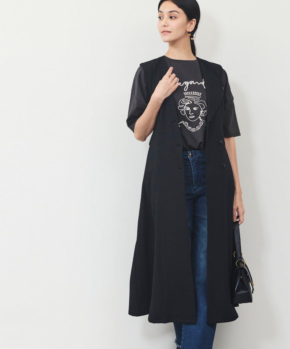 アシメジレワンピース