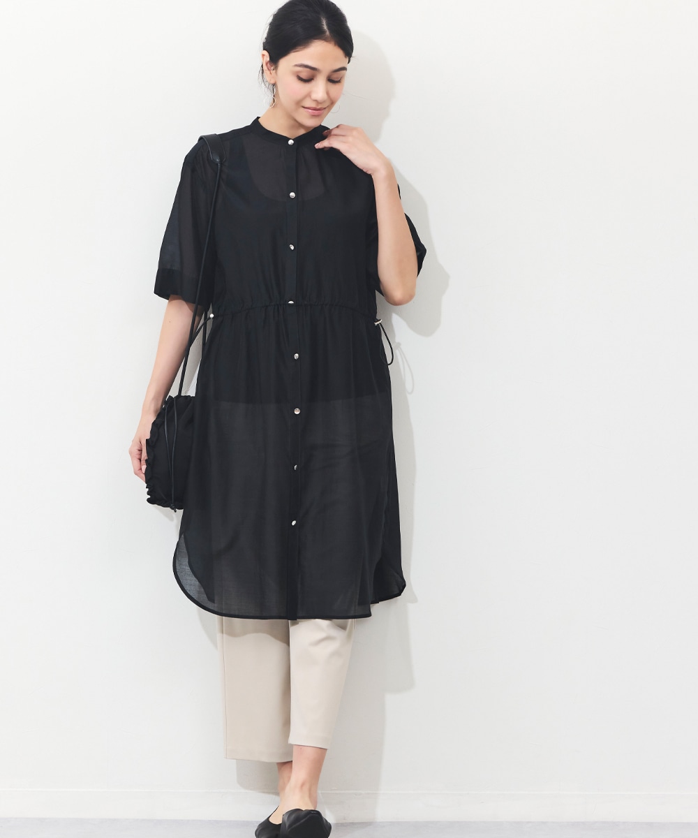 シアーシャツチュニック