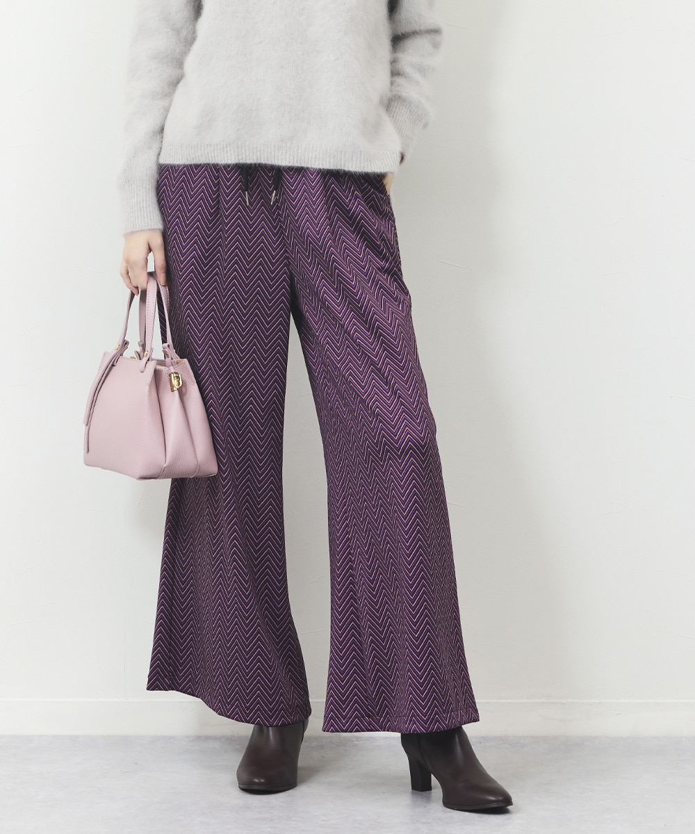 ジグザグワイドパンツ