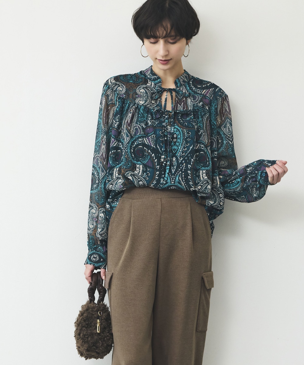 ペイズリーブラウス