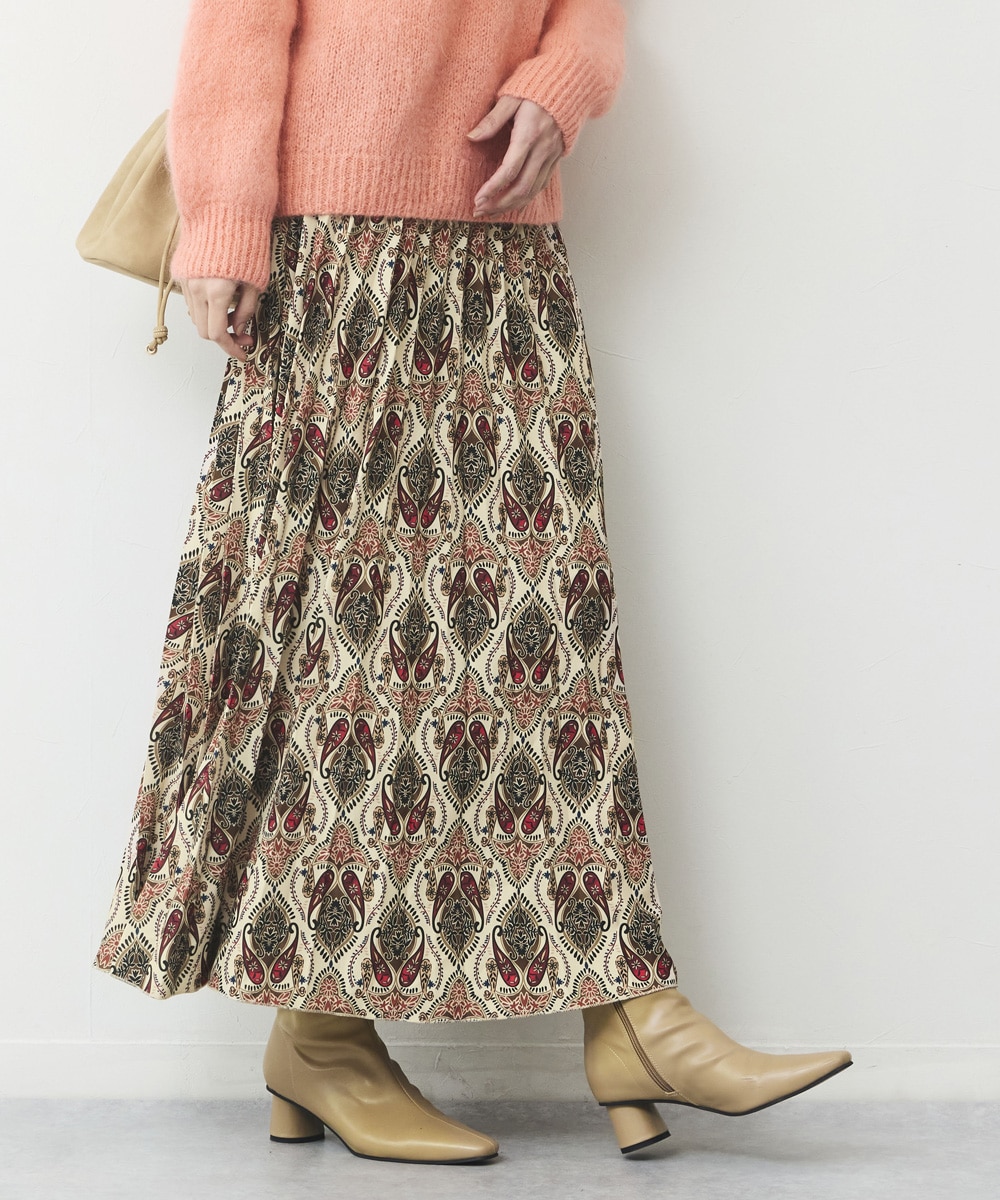 アラベスクプリーツスカート
