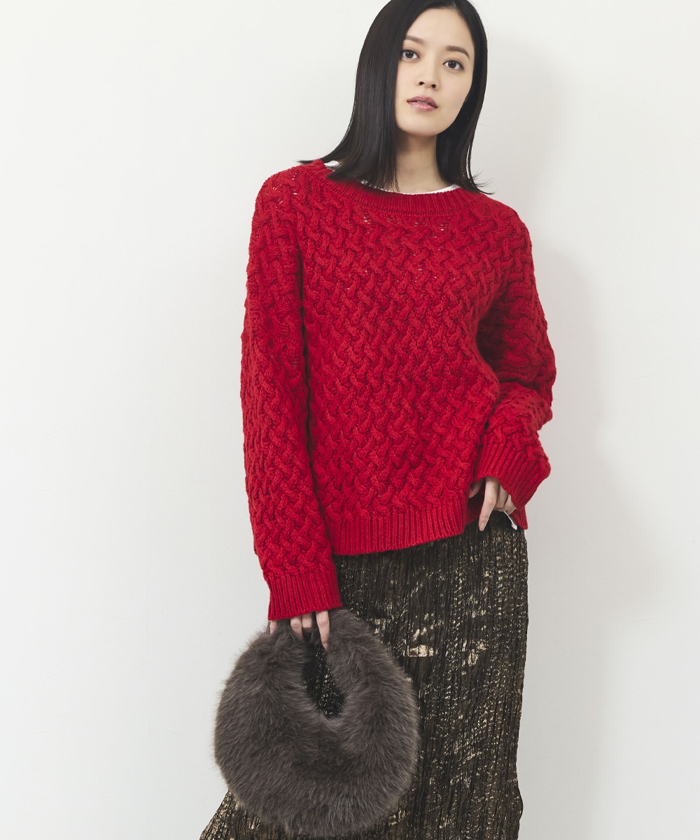 変わり編みコンパクトニット