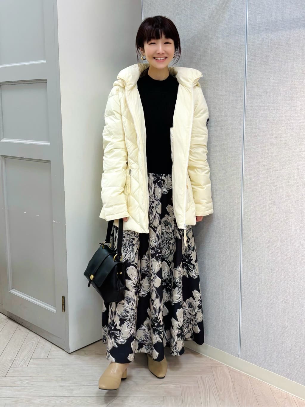 フードボアショートダウン