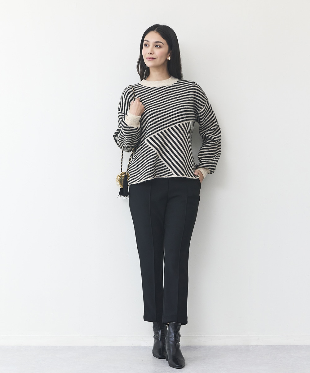 裏ベロアジョーゼットパンツ