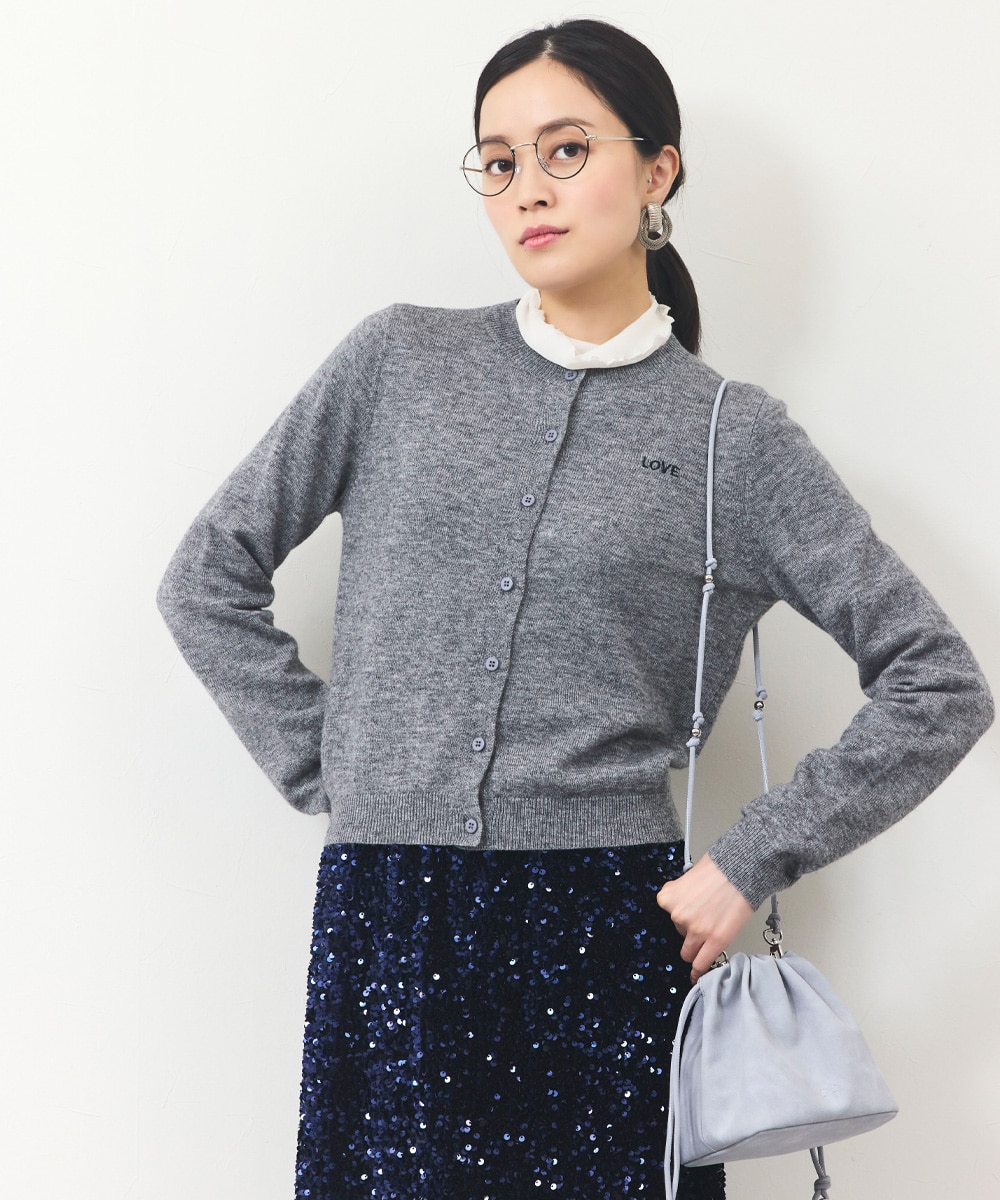 LOVEニットカーディガン