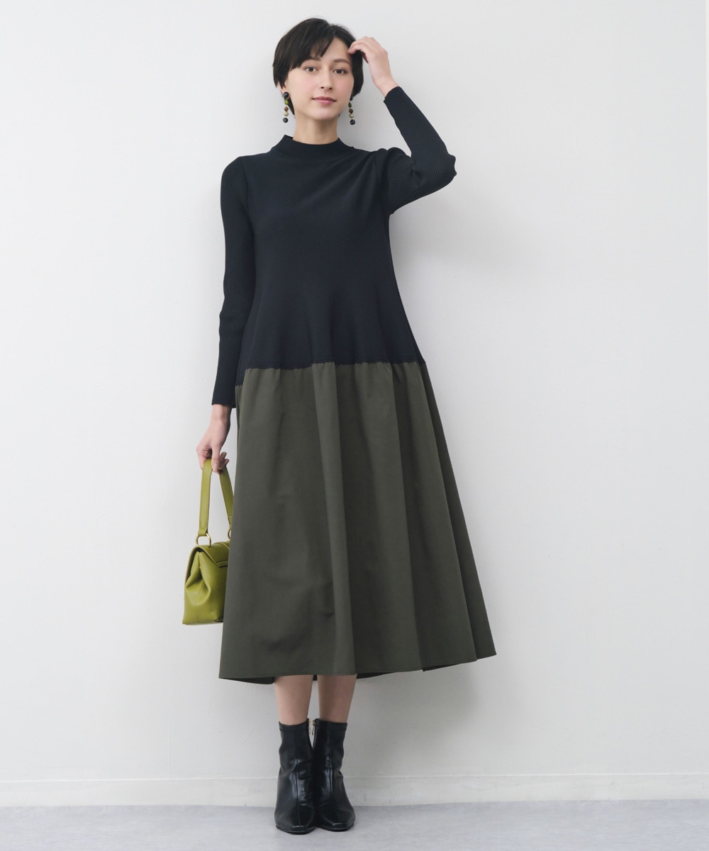 バルーン切り替えワンピース