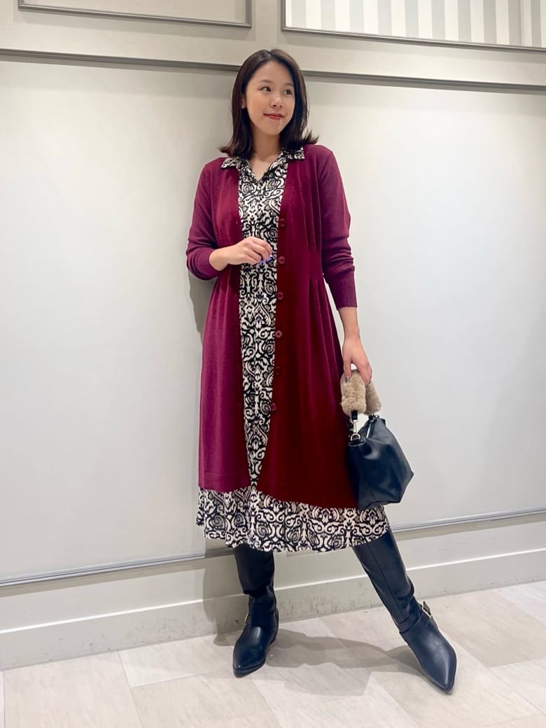 ぼかしアラベスクジャージワンピース