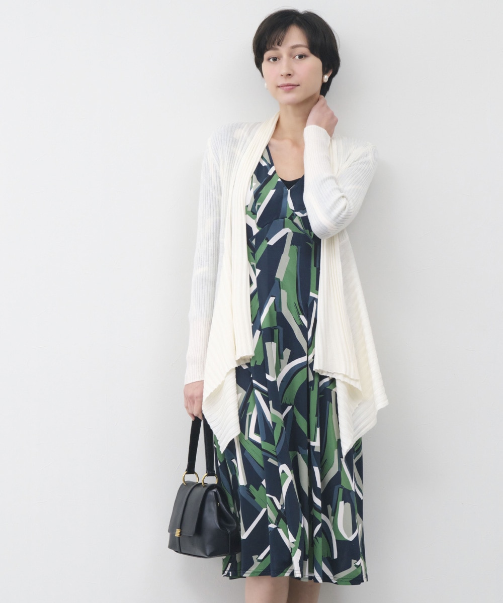 リブカーディガン