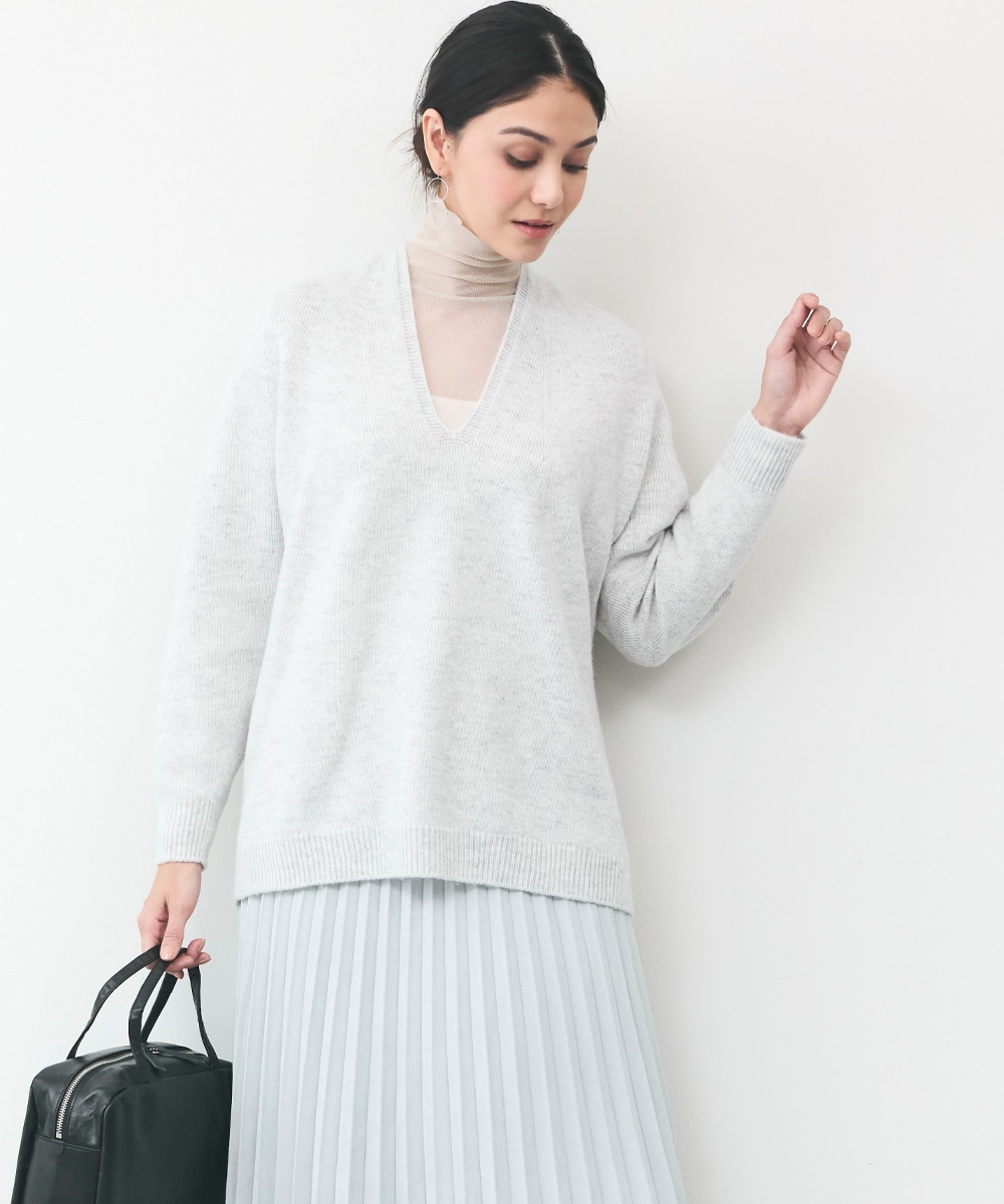 ウォッシャブルウールホールガーメントニット