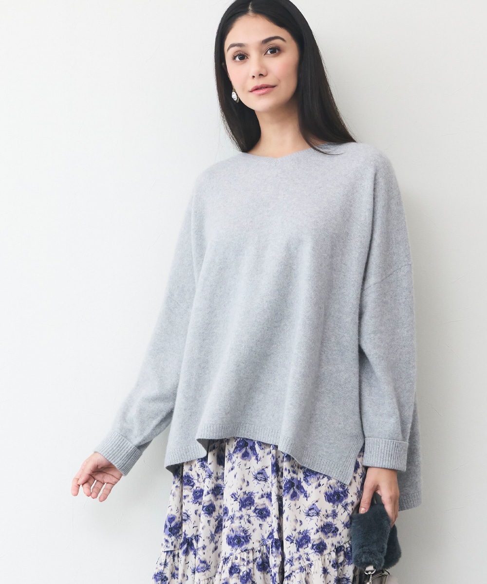 FOX混リラックスニット