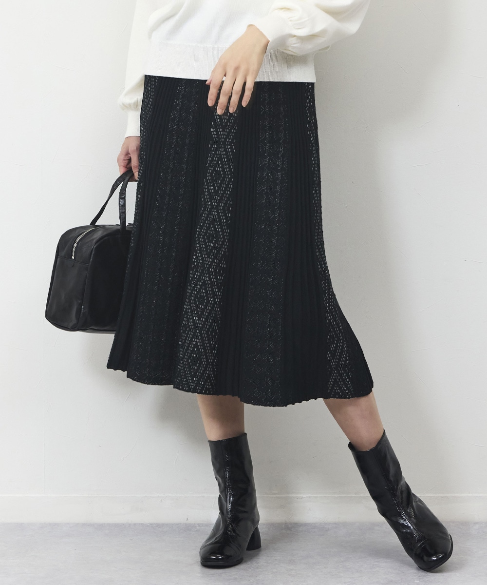 レースニットスカート