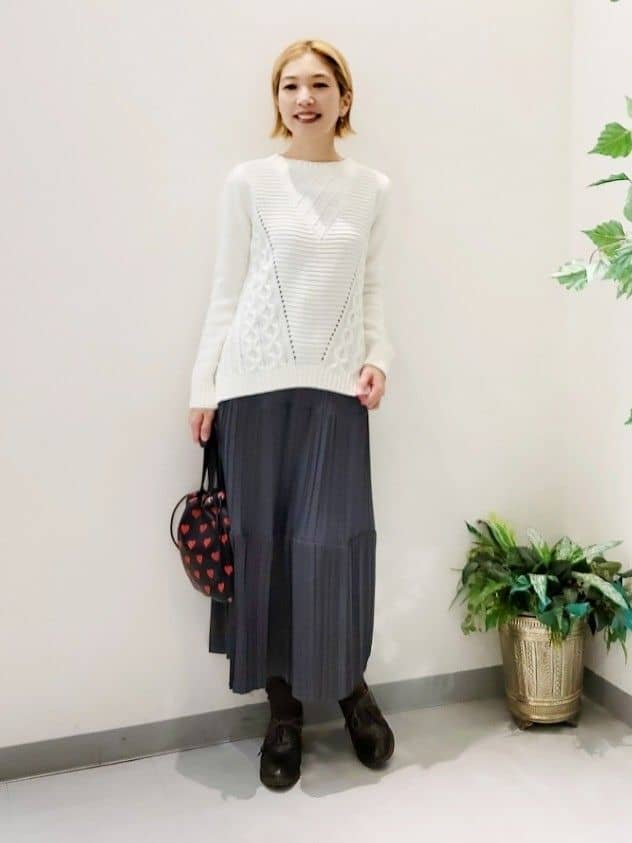 変わり編みニット