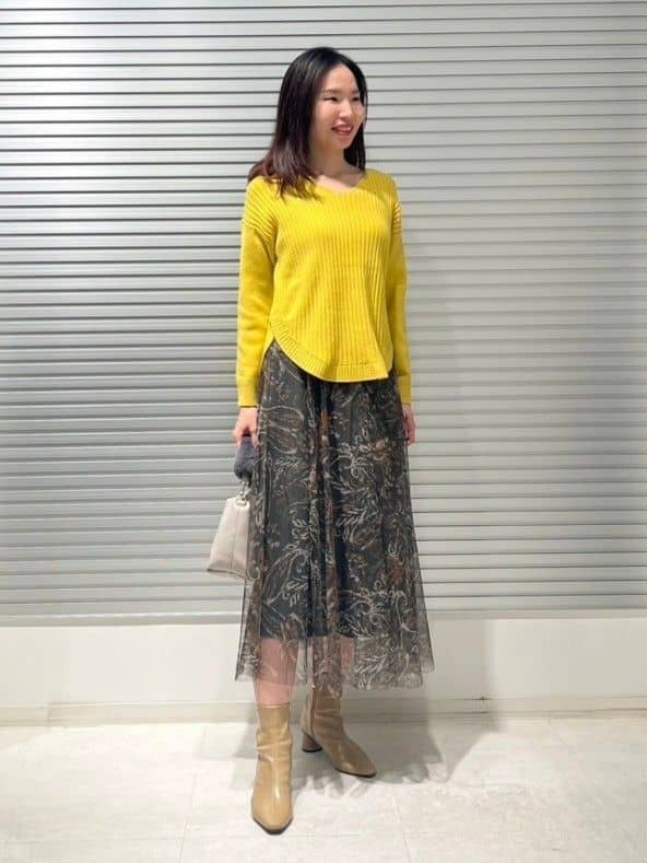 ラウンドヘムリブプルオーバー