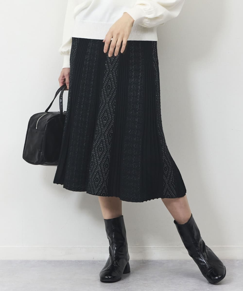 レースニットスカート