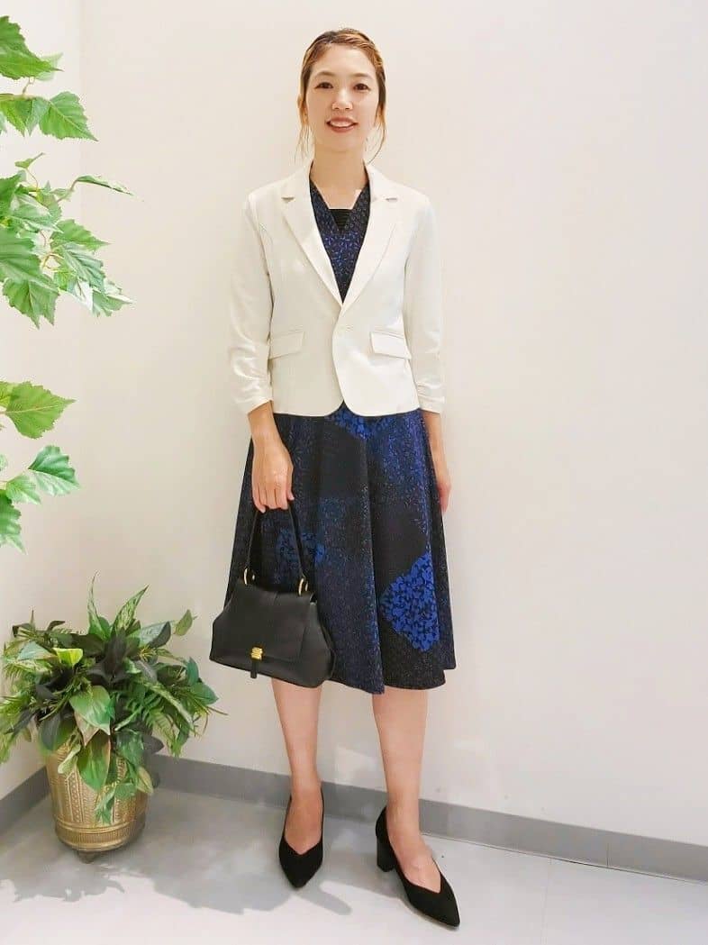 プチフラワージャージワンピース