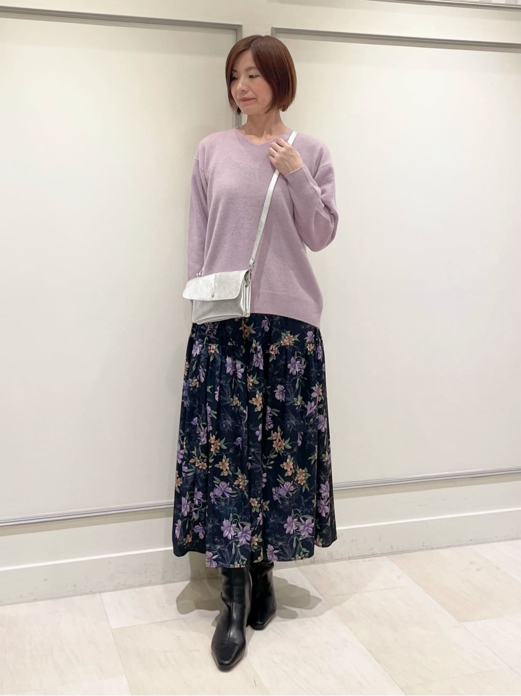 ボタニカルティアードスカート