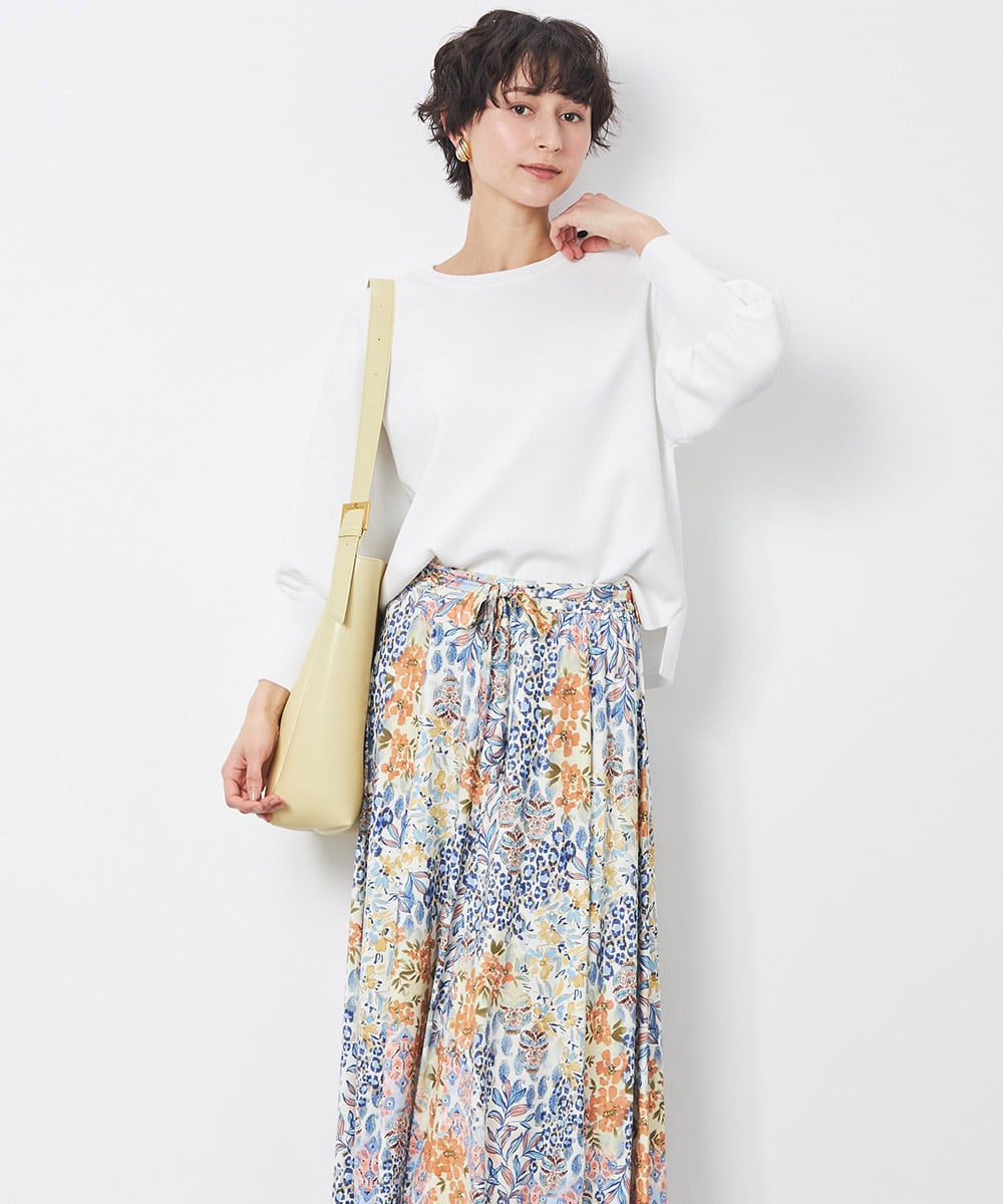 肩釦ドルマンニット