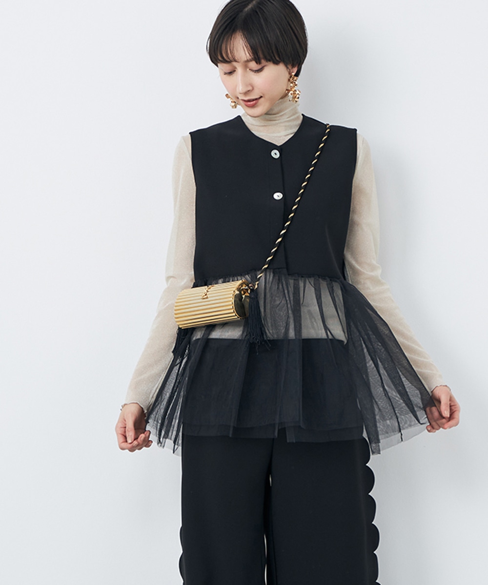 チュール切り替えベスト