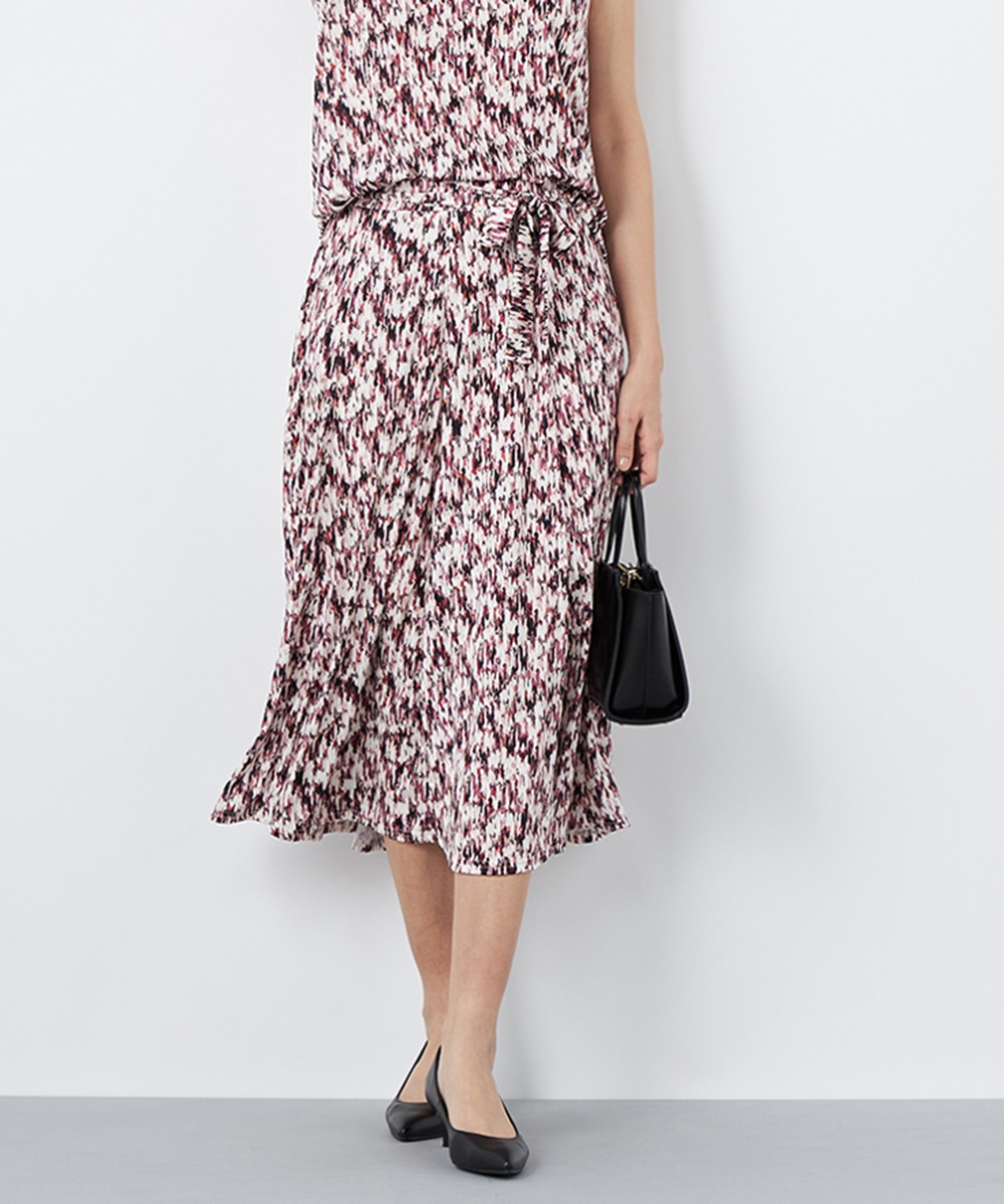 ぼかし柄ジャージスカート