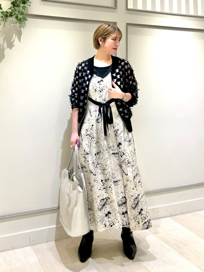 スプラッシュプリントキャミワンピース