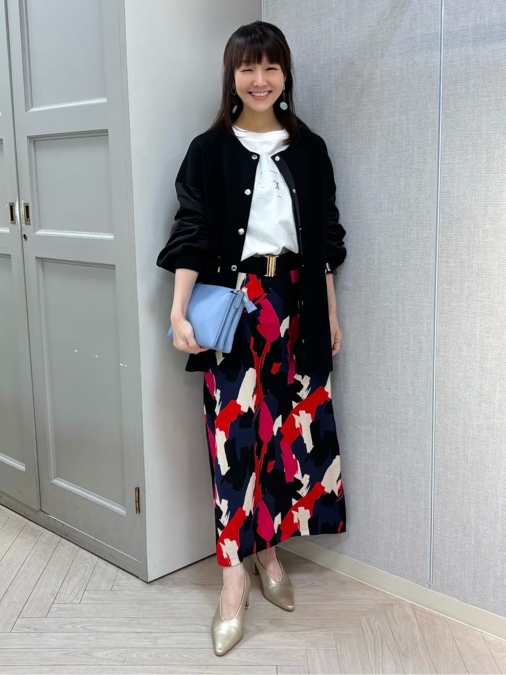 異素材ダンボールブルゾン