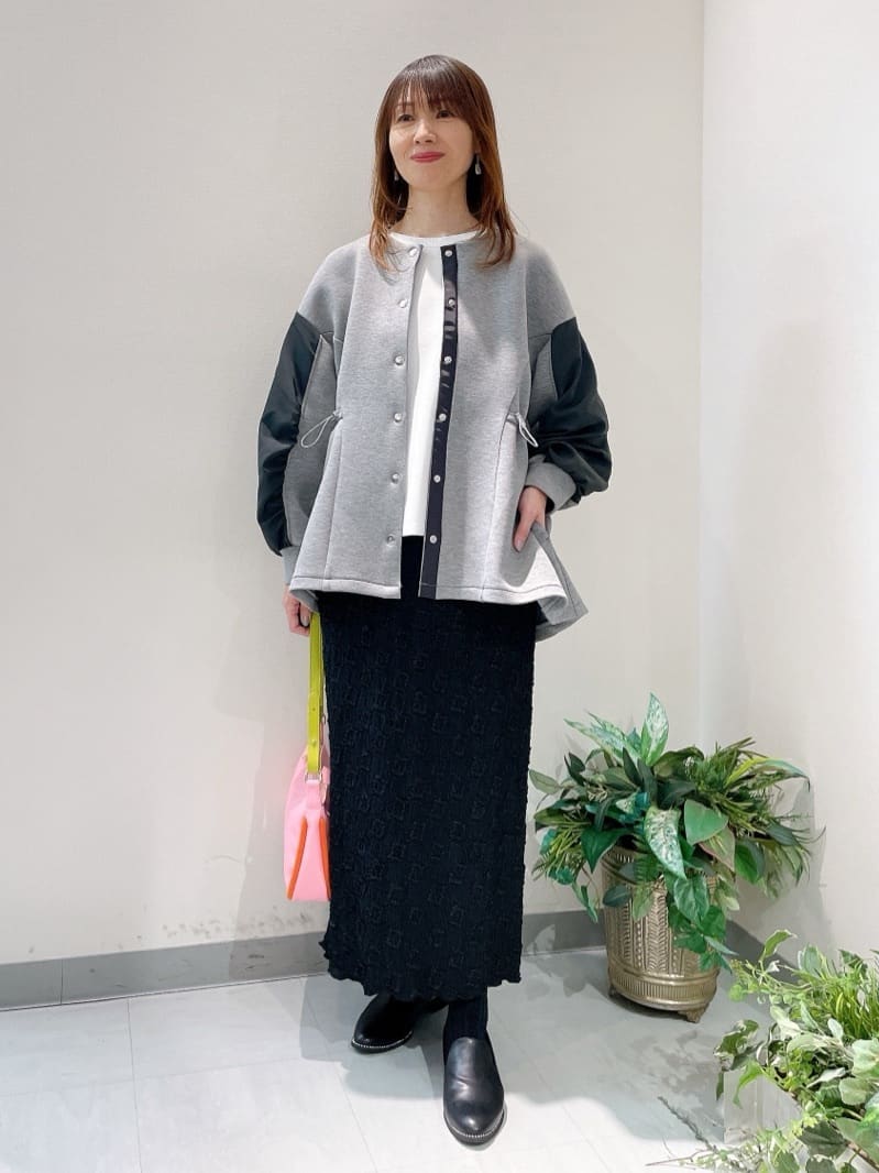 異素材ダンボールブルゾン