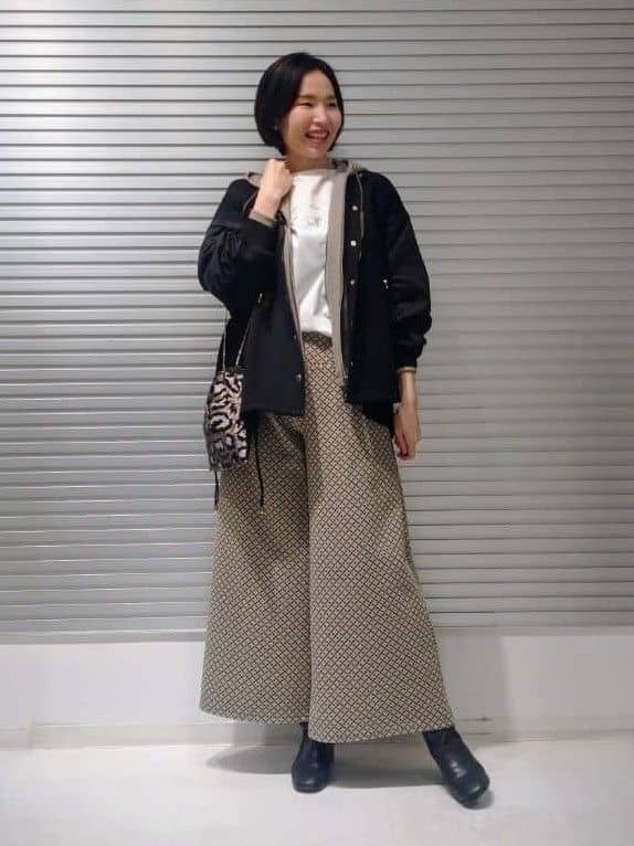 異素材ダンボールブルゾン