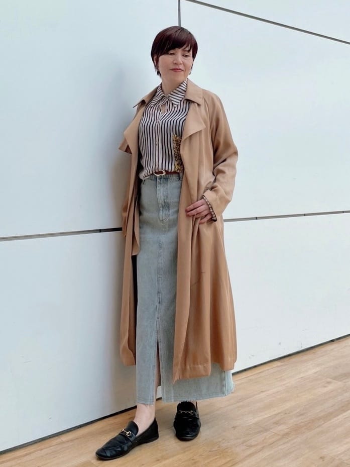 とろみライトトレンチコート